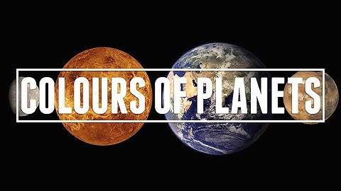 De kleuren van de planeten | Astronomisch