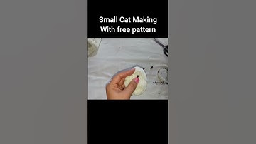 cat soft toy making