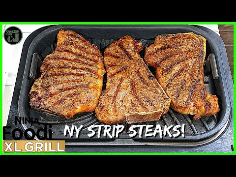 NINJA FOODI XL GRILL RIBEYE STEAKS!  Ninja Foodi Smart XL Grill recipes! 