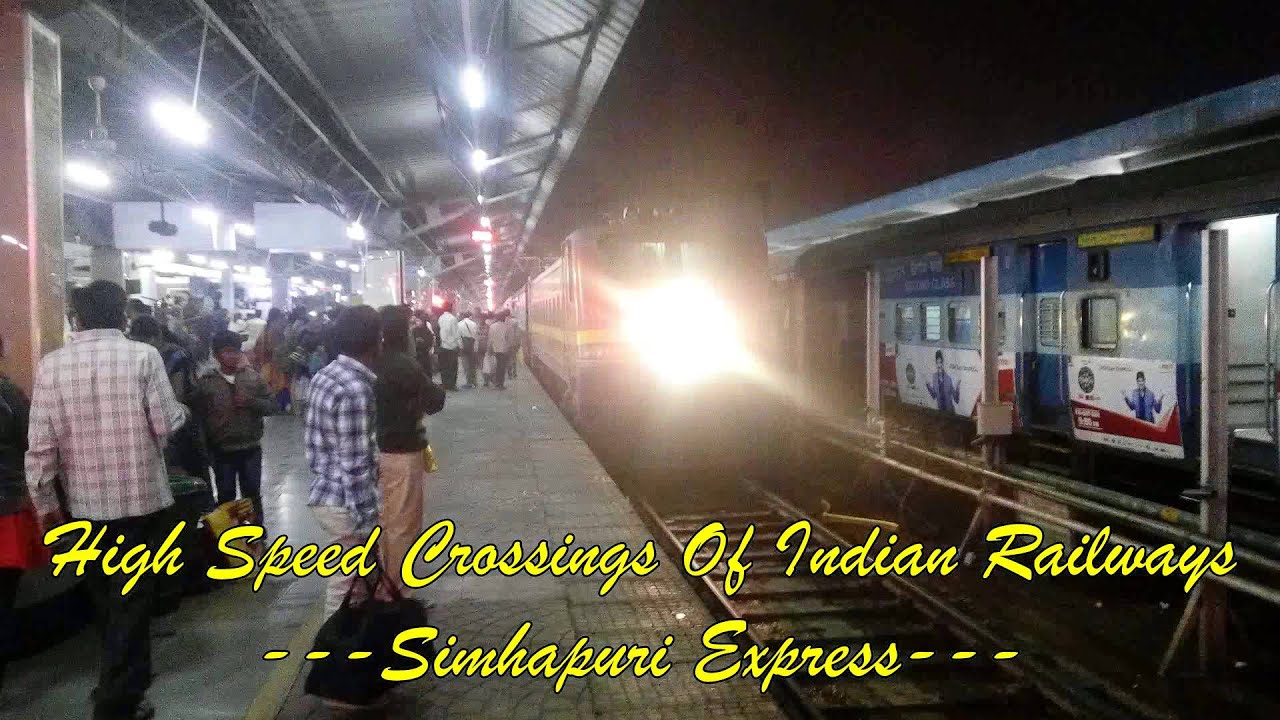 camera iphone 8 plus apk High Speed Crossings Of INDIAN RAILWAYS : Simhapuri Express