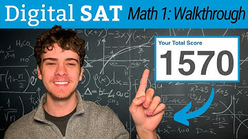 800 SAT Math Scorer - Math Walkthrough - DSAT Practice Test 1 (Module 1)