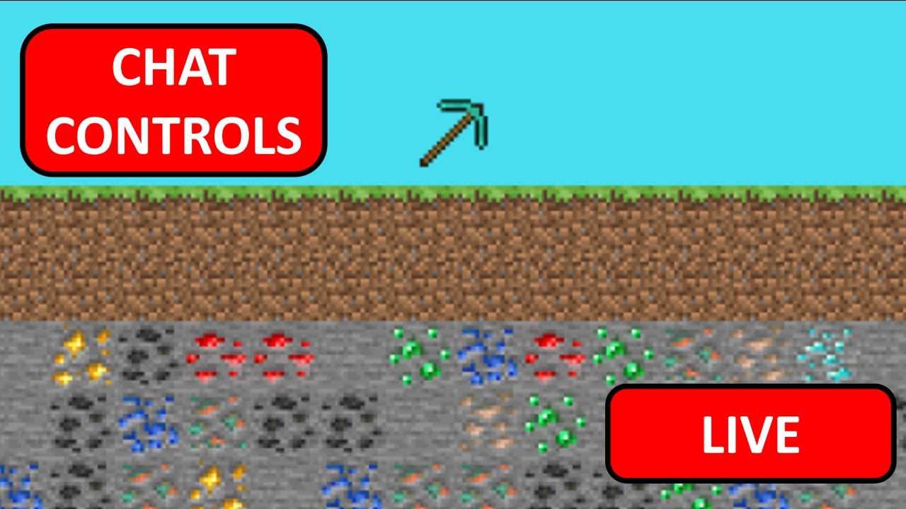 LIVE 🔴 CHAT CONTROLS THE GAME | FALLING PICKAXE
