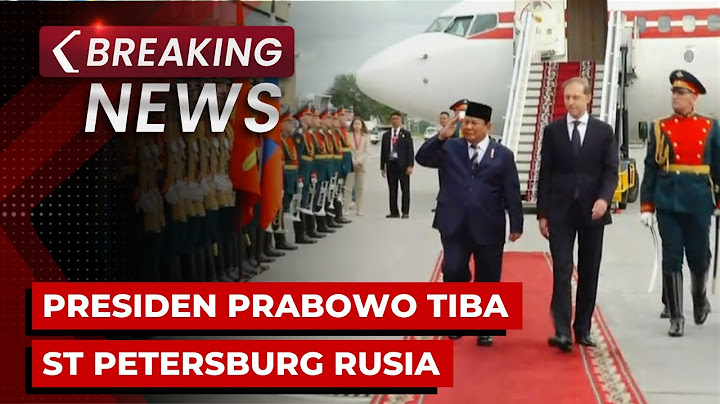 BREAKING NEWS - Presiden Prabowo Tiba di Rusia, Temui Vladimir Putin & Hadiri SPIEF 2025