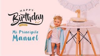 Manuel Ple 1 Año Fiesta De Príncipe Con Castillo