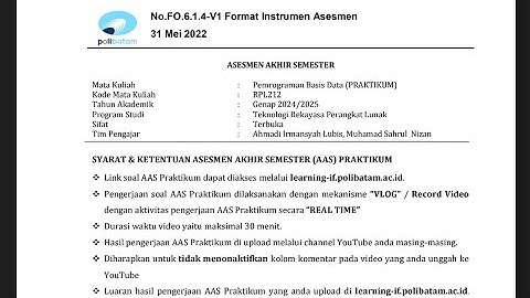 AAS PRAKTIKUM - PEMROGRAMAN BASIS DATA