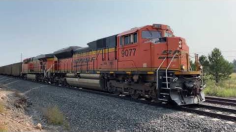 BNSF#9077 Southbound Loaded coal