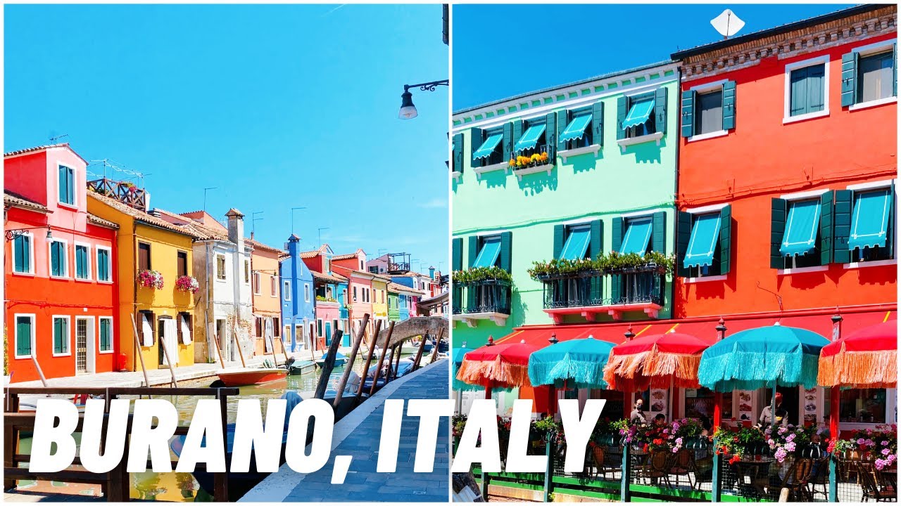 colorful island of Burano | Italy travel vlog