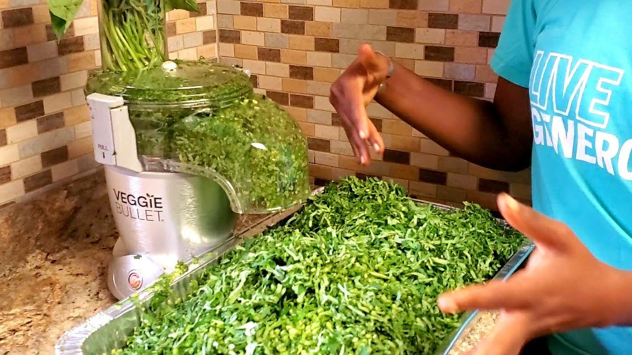 greens cutting machine. veggies buillet YouTube