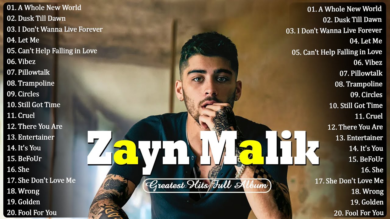 Zayn Malik Greatest Hits Full Album ️Zayn Malik Best Songs Collection