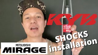 Mitsubishi Mirage Kyb Shocks Installation Review