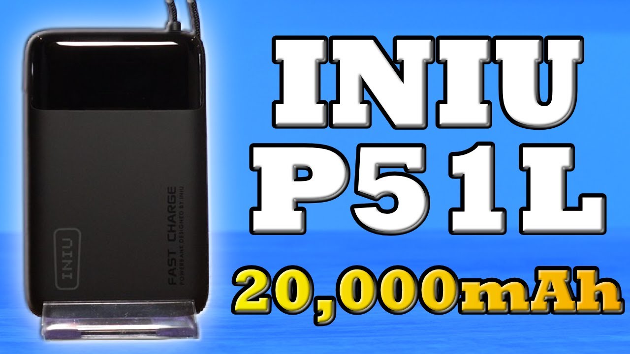 Iniu P51L 20000mAh and FAST charging power bank