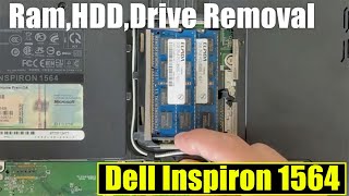 Dell Inspiron 1564 Disassembly | RAM, Hard Drive, and DVD Drive Removal