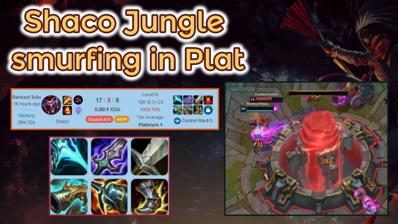 Defenitely not Close! ;) AD Shaco in Platinum S11 [League of Legends ...