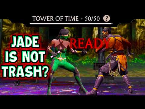 Assassin Jade Vs. Klassic Tower In Mk Mobile. Farming Diamond Fusion Up Cards!