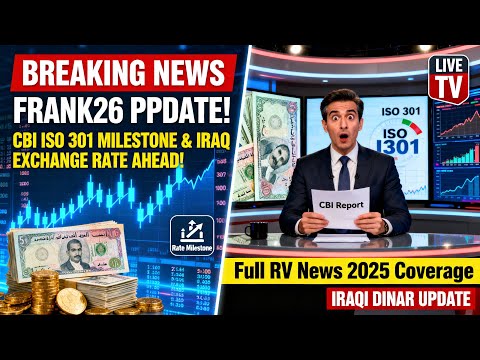 Frank26 Update CBI ISO 301 Milestone Iraq Exchange Rate Ahead Iraqi Dinar News Today