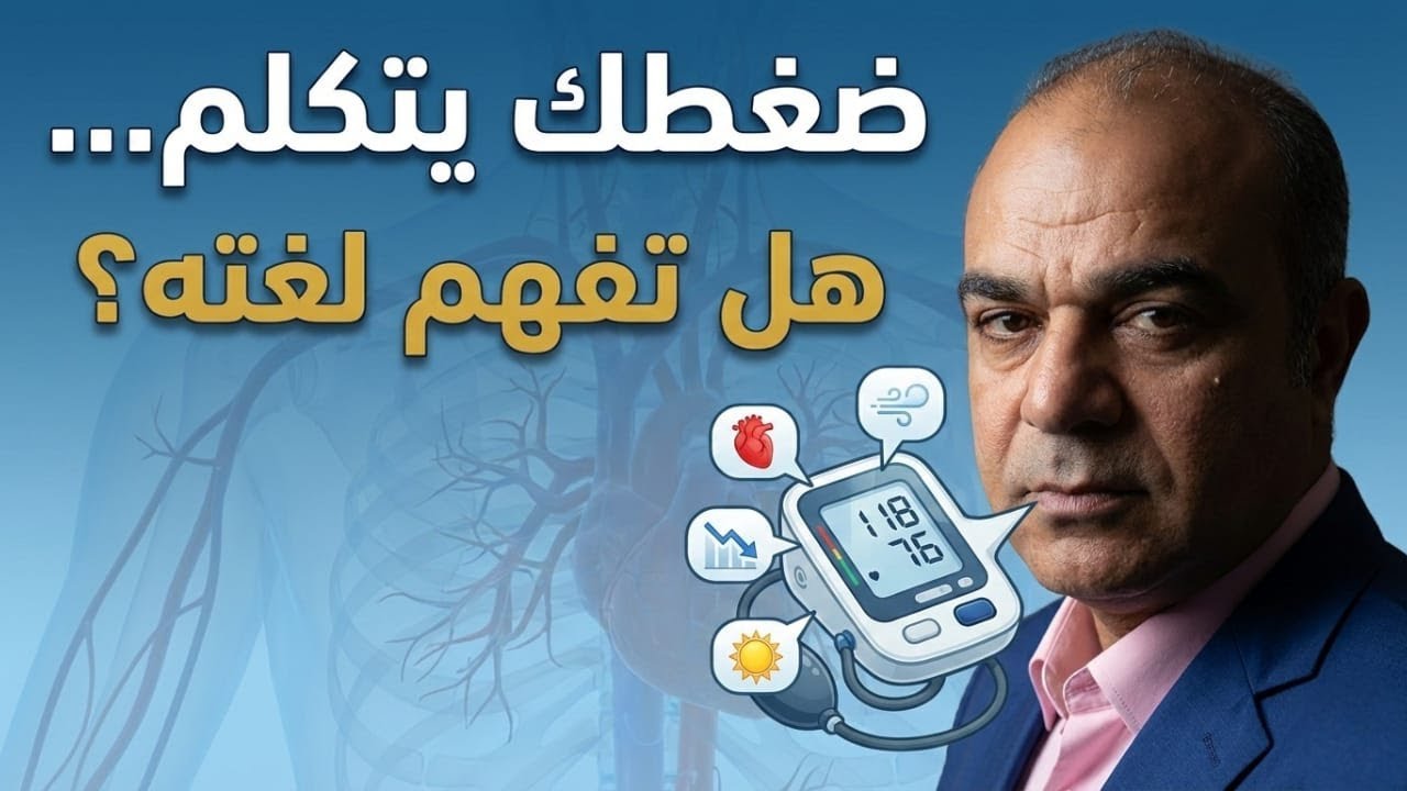 **"ضغطك يتكلم... هل تفهم لغته؟"**