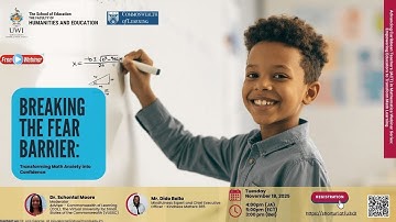 ACT Webinar Series - Breaking the Fear Barrier: Transforming Math Anxiety into Confidence