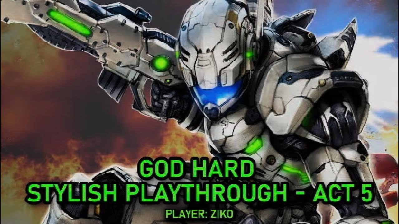 VANQUISH - God Hard Act 5 [Stylish Playthrough] [Part 5]