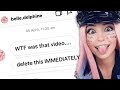 BELLE DELPHINE RESPONDED TO MY VIDEO...