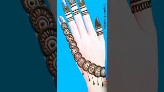 Very easy beautiful jewellery mehndi|mehndi designs|mehndimehndi mehandiviralytshortsfestival