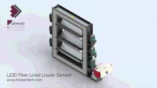 FE&M | L230 Fiber Lined Louver Damper