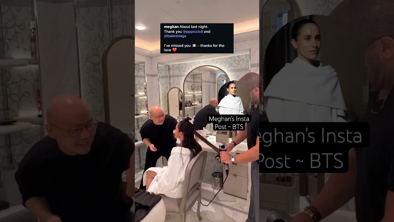 ГЕРЦОГИНЯ МЕГАН ДЕЛИТСЯ ЗАКУЛИСНЫМИ ВИДЕО СЪЕМКАМИ СВОЕГО ПРЕБЫВАНИЯ В ПАРИЖЕ | НЕДЕЛЯ МОДЫ В ПАР...