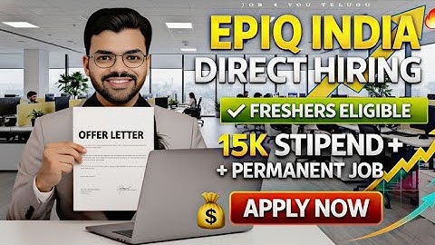 💥𝗘𝗣𝗜𝗤 𝗜𝗻𝗱𝗶𝗮 లో 𝗠𝗲𝗴𝗮 𝗛𝗶𝗿𝗶𝗻𝗴📈𝗙𝗿𝗲𝘀𝗵𝗲𝗿𝘀 కి 𝗝𝗮𝗰𝗸𝗽𝗼𝘁 𝗢𝗳𝗳𝗲𝗿#𝟐𝟎𝟐𝟏𝗧𝗼𝟐𝟎𝟐𝟓𝗕𝗮𝘁𝗰𝗵 #𝗜𝗧𝗝𝗼𝗯𝘀 #𝗦𝘁𝗶𝗽𝗲𝗻𝗱𝗝𝗼𝗯𝘀#𝗛𝗶𝗴𝗵𝗦𝗮𝗹𝗮𝗿𝘆