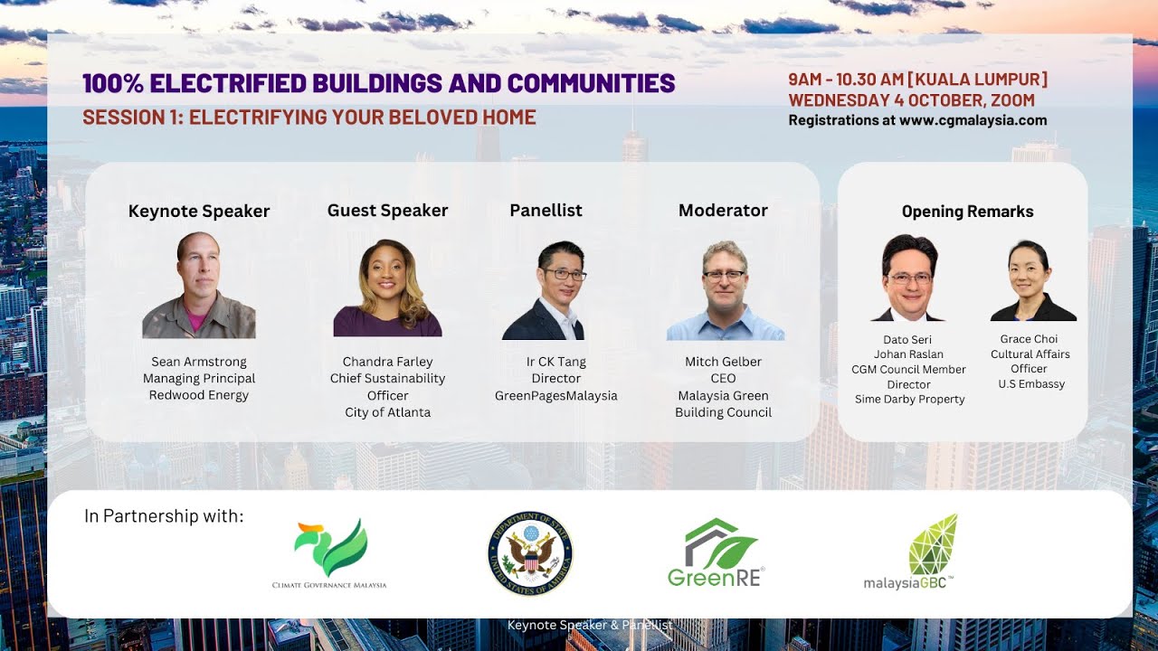 100% Electrified Buildings and Communities: Session 1