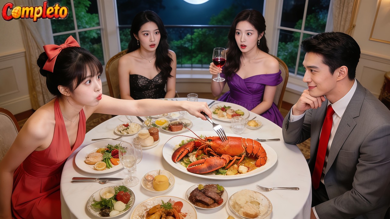 Todos Actúan Perfectos Ante CEO,pero Chica Pobre Come Todo de su Plato—¡Él Se Enamora de su Ternura!