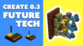 Minecraft Create Mod 0.3 Redstone Link Digital Display