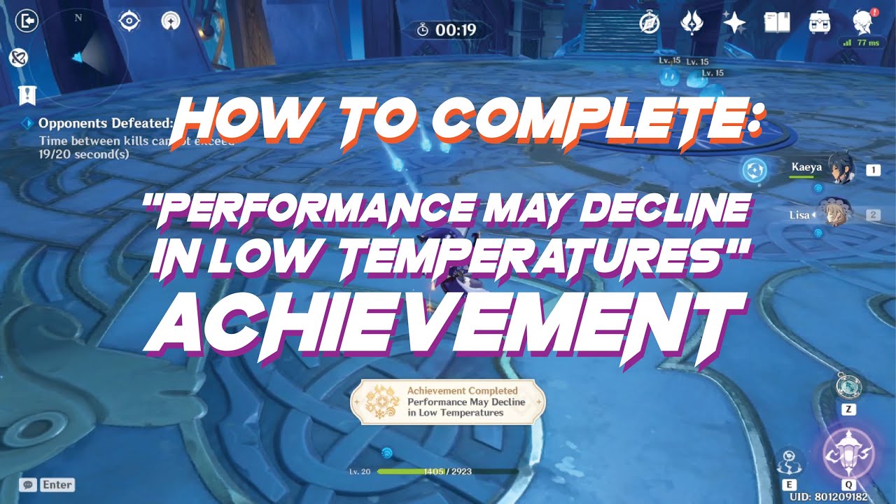 Genshin Impact Performance May Decline In Low Temperatures