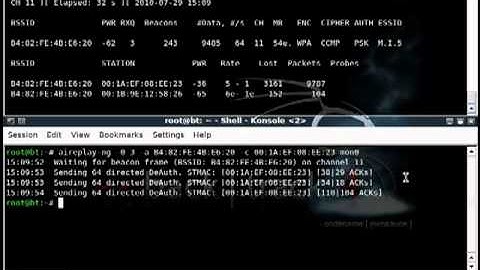 Hack wpa/wpa2 using BackTrack