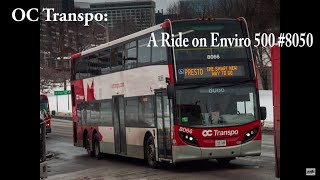 OC Transpo: A Ride on Enviro 500 #8050 [HD]