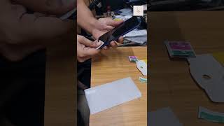 Samsung A10 Best Screen protector & Butterfly Case - tempered glass installation !!! #shorts