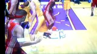 Lebron James' s Magical Shot! Kobe got posterized!