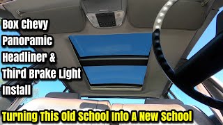 How To Do A Custom Headliner Install For A Panoramic Sunroof Installation In A Box Chevy Caprice