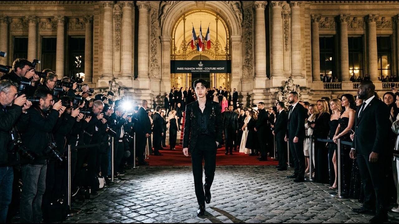 ПОЛНОЕ ВИДЕО! Ван Ибо прибыл на показ CHANEL осень/зима 2026 в Париже – поклонники пришли в полный