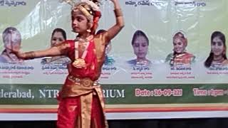 Kruthika Dance - Telugu University Hyd Sep 2021