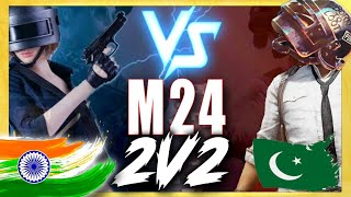 TDM 2v2 Only M24 | India vs Pakistan PUBG TDM | NFAK Gaming