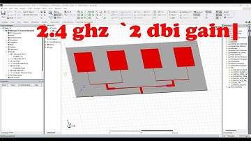2.4 ghz array 5G 6G in ansys HFSS