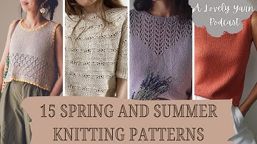 15 Knitted Tops for Warm Weather | Tanks, Tees, Free & Paid Patterns