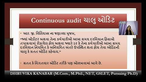 AUDITING, Sem-5, Lecture 2.7, Prof. Dhruvika Kanabar, AKDMC