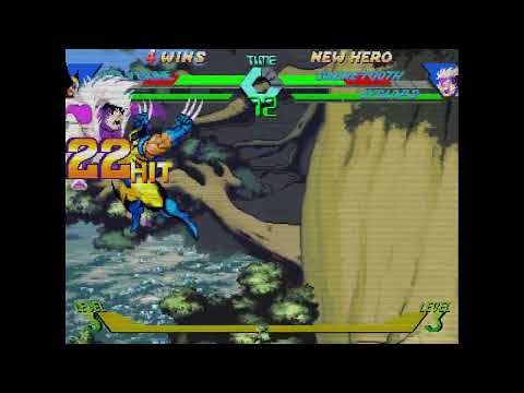 X-Men vs. Street Fighter - Wolverine, Storm vs. Sabretooth, Cyclops 3