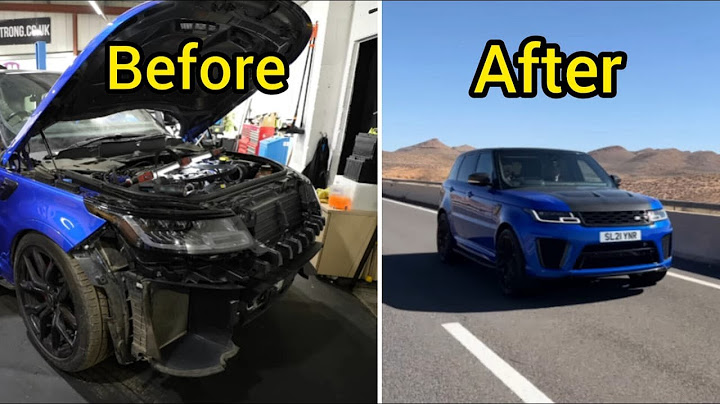 Reviving a Wrecked Range Rover SVR | The Repair Journey & Desert Test!
