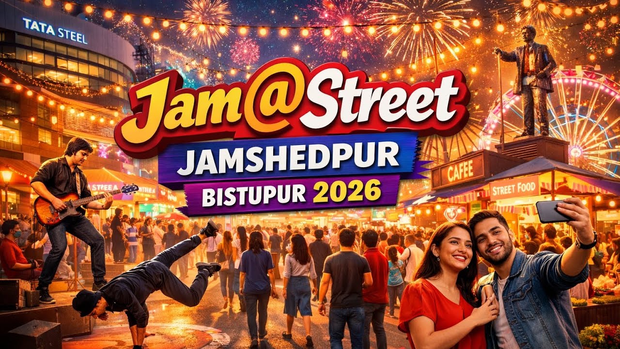 Jamshedpur Jam@street in Bistupur 2026 | Jam@street | jamshedpur | Chesh Games ,Taikoundo,Dance