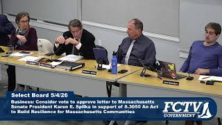 Falmouth Select Board Meeting May 4, 2026