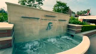 University of Southern California Los Angeles athletes dining hall water fountain USC tour 2 part 19