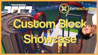 I tried some cool custom blocks! Trackmania Map Editor