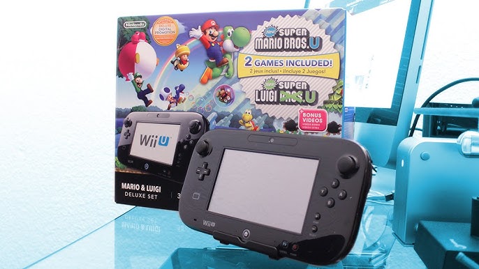  Nintendo Wii U 32GB Mario Kart 8 (Pre-Installed) Deluxe bundle  : Video Games