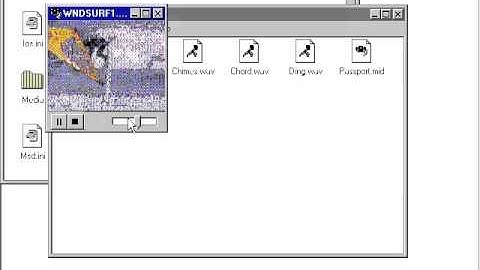 Microsoft Windows Codename Chicago Build 81 (January 1994) Surfing Video